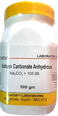 ISOCHEM Sodium Carbonate Anhydrous 500GM Assay 99 5 Min Amazon In