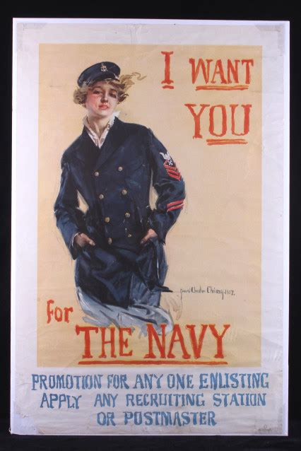 Original Wwi Navy Recruiting Poster