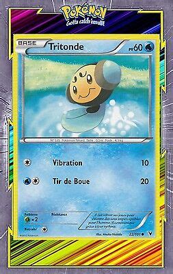 Tritonde NB03 Nobles Victoires 22 101 Carte Pokemon Française eBay