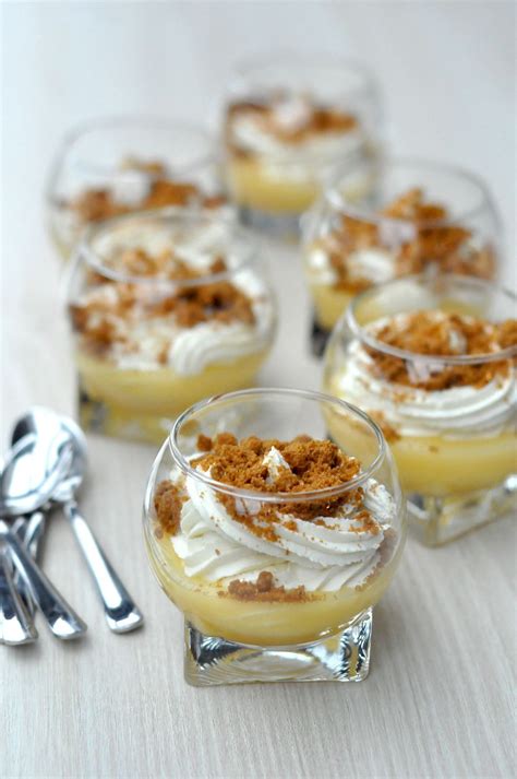 Verrines de crème citron mascarpone et miettes de spéculoos Artofit