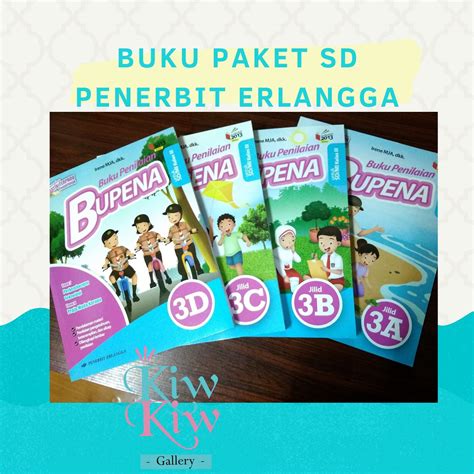 Jual Buku Bupena Kelas 3 III SD MI Semester 1 Jilid 3A 3B Erlangga