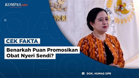 Benarkah Puan Promosikan Obat Nyeri Sendi YouTube