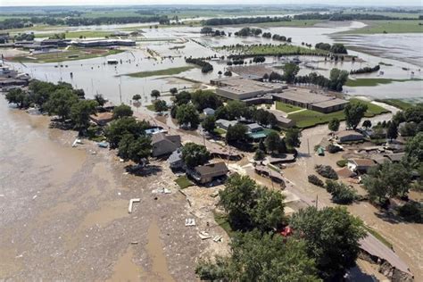 Iowa Floodwaters Breach Levees As Even More Rain Dumps Onto Parts Of