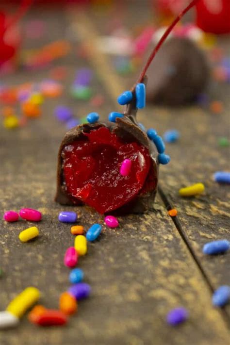 Boozy Cherries A Chocolate Covered Spiked Cherries Recipe