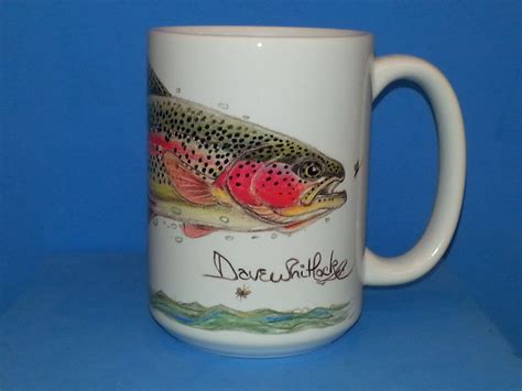 Wapsiflynet Rainbow Trout Mug Mugs Rainbow Trout Trout