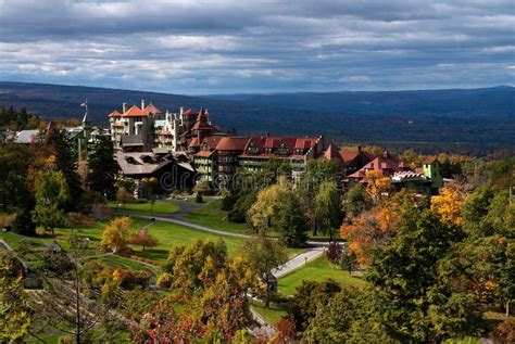 Mohonk Mountain House, NY. Fall Stock Image - Image: 16539761