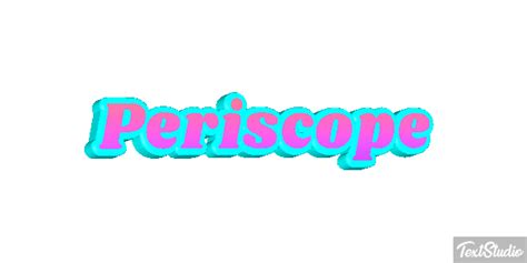 Periscope Social Network Animated GIF Logo Designs