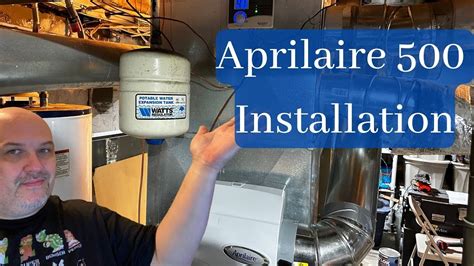 Aprilaire 500 Whole Home Humidifier Installation - How to - YouTube