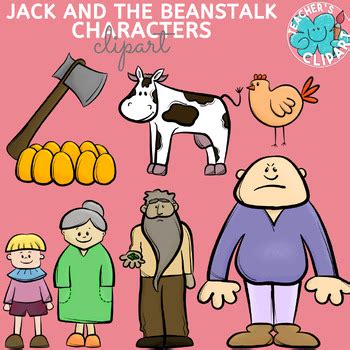 Jack And The Beanstalk Characters And Elements Clip Art By Teacher S