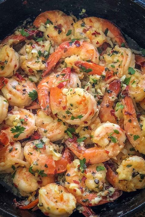 Garlic Butter Shrimp Recipe Step By Step Video Whiskaffair