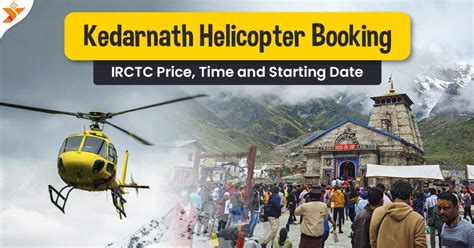 Kedarnath Helicopter Booking Price Time And Starting Date