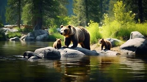 Premium Photo | Bear Family