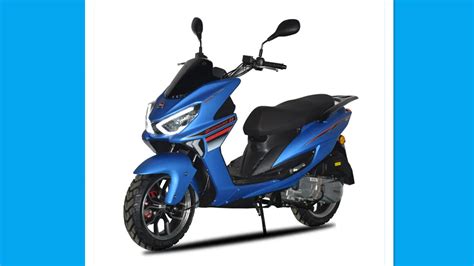 Automotive Motorcycle ATV Blue X PRO 150cc Moped Scooter Adult Gas