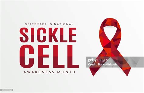 National Sickle Cell Awareness Month Poster September Vector High Res Vector Graphic Getty Images