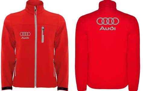 Audi Racing Embroidered Water And Wind Resistant Softshell Jacket T