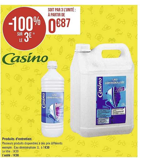 Promo Produits D entretien chez Supermarchés iCatalogue fr