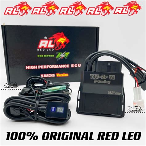 RED LEO 100 ORIGINAL ECU V RACING Y15ZR V1 SRL115Fi 115 Fi ESR MOTOR