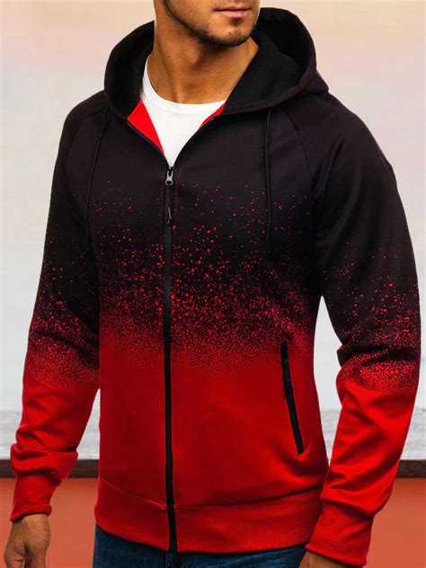 3d Digital Print Hoodie With Design Coat Coofandy