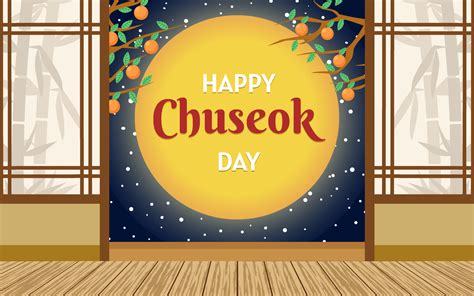 Happy chuseok day background 10002053 Vector Art at Vecteezy