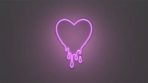 Melting Heart Neon Sign 3d Model Cgtrader