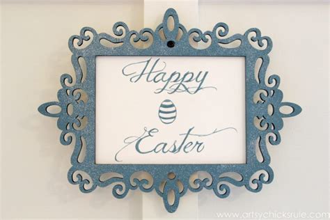 Happy Easter Sign {tutorial} - Artsy Chicks Rule®