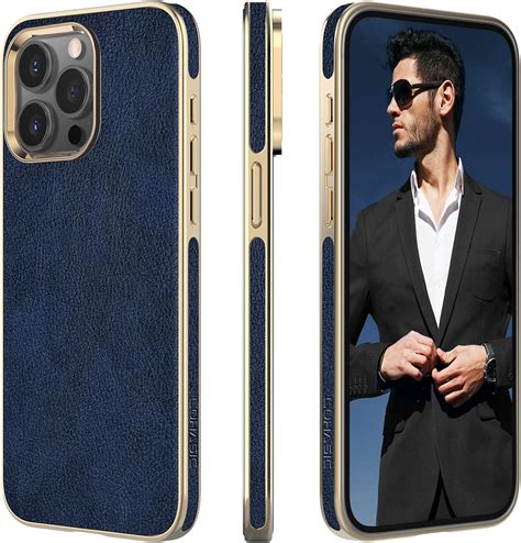 Amazon LOHASIC Leather Case For IPhone 15 Pro Business Luxury