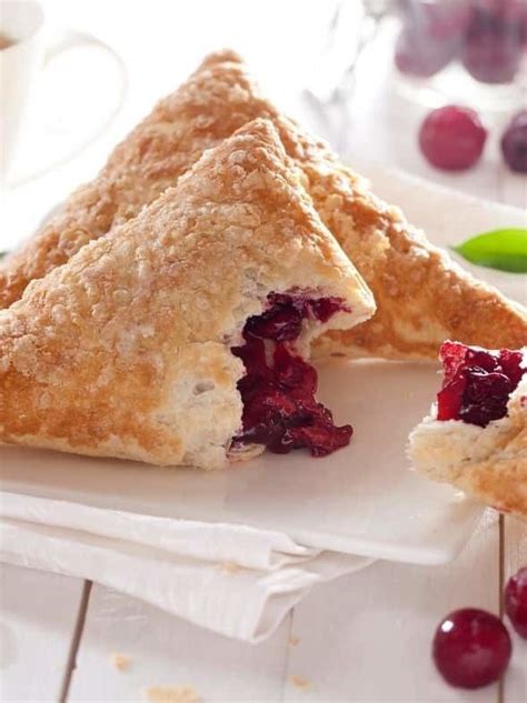 Air Fryer Frozen Fruit Puff Pastries Turnovers Fork To Spoon