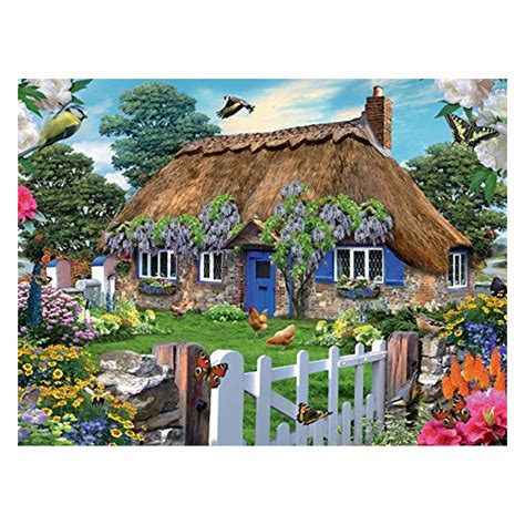 Puzzle 1500 pièces Cottage anglais Ravensburger Rue des Puzzles