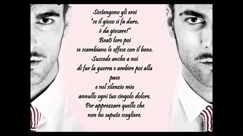 Marco Mengoni L Essenziale Testo Lyrics Hd Youtube