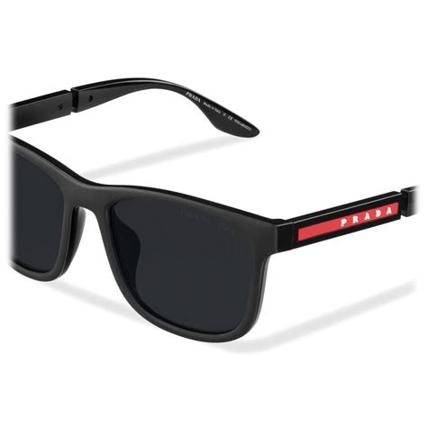 Prada - Prada Linea Rossa - Rectangular Sunglasses - Black - Prada ...