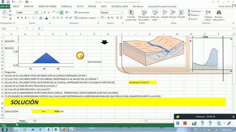 Hidrograma Unitario Aplicaci N Youtube