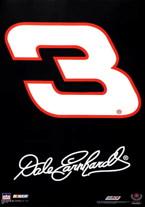 Dale Earnhardt "Signature 3" Vintage NASCAR Poster - Starline 2000 ...