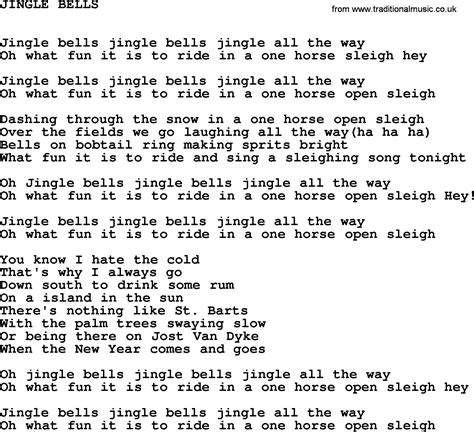 Dirty Jingle Bells Lyrics