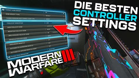 BESTEN CONTROLLER SETTINGS für MW3 AIMASSIST FOV