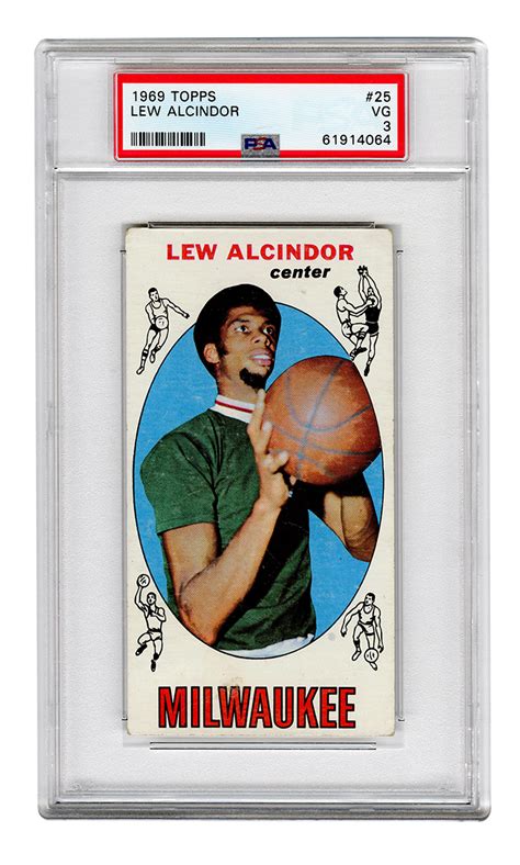 Lot Detail Topps Lew Alcindor Kareem Abdul Jabbar Rookie Card