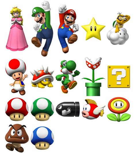 Mario Brothers Clip Art Clipart Library - Clip Art Library