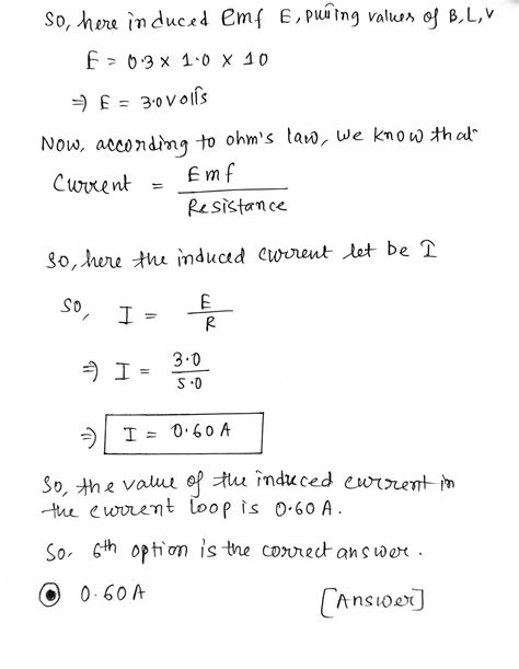 Solved A Current Loop Lies In A Homogeneous Magnetic Field With Value