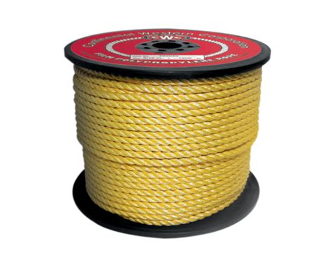 3/4″ x 600′ Yellow polypro rope - Bonaire Hospitality Supplies