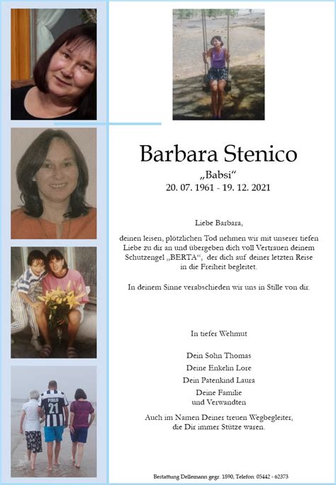 Barbara Stenico Kuratorium Bestattung