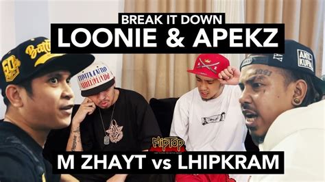 LOONIE APEKZ BREAK IT DOWN Rap Battle Review E280 FLIPTOP M