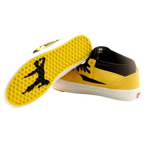 Vans Skate Half Cab Bruce Lee Black Yellow Shoes