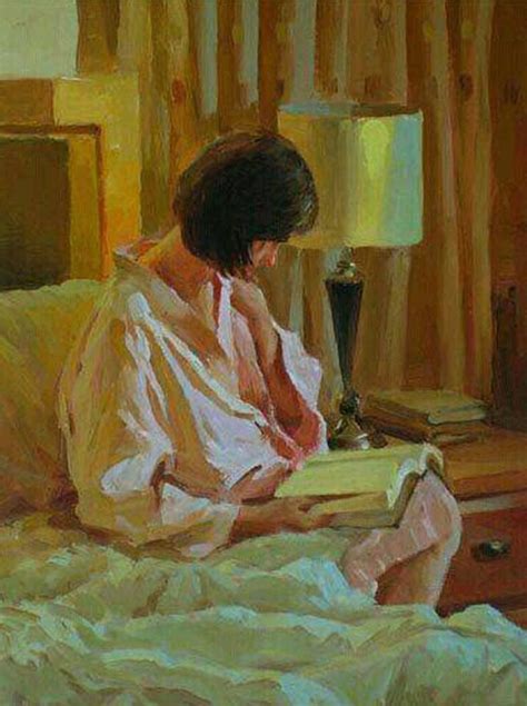 Cozyhuarique Reading Woman Detail Leng Jun Reading Art