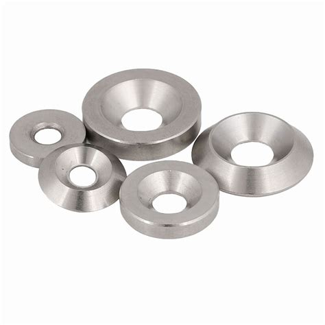 Stainless Steel Tapered Fisheye Gasket Countersunk Screw Concave