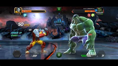 Colossus Vs Hulk Marvel Contests Of Champions Youtube