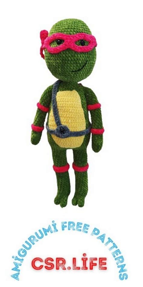 Velvet Ninja Turtles Amigurumi Free Pattern Artofit