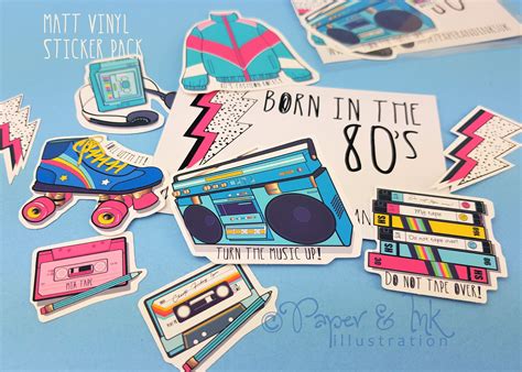 1980s Fashion Sticker Book Sticker Books 5