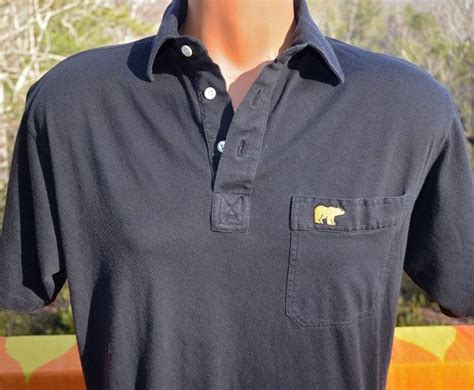 Vintage 70s Golf Shirt Jack Nicklaus Golden Bear Polo Black Medium Small 80s Shirts Golf And