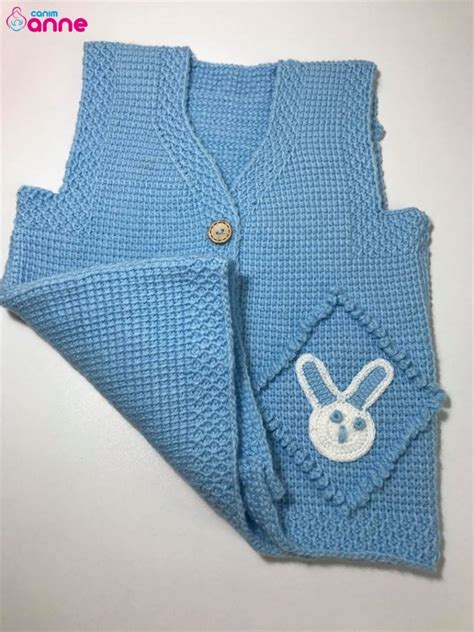 Tunisia Business Rabbit Baby Vest Pattern For Free Knitting Crochet Love