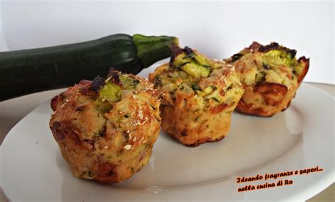 Muffin Salati Con Le Zucchine Ideando Fragranze E Sapori Nella