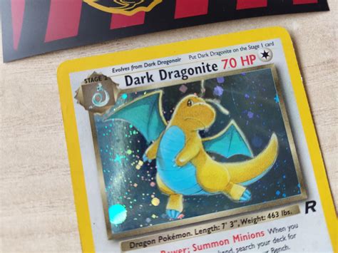 Pok Mon Karta Dark Dragonite Holo Team Rocket Vintage Aukro